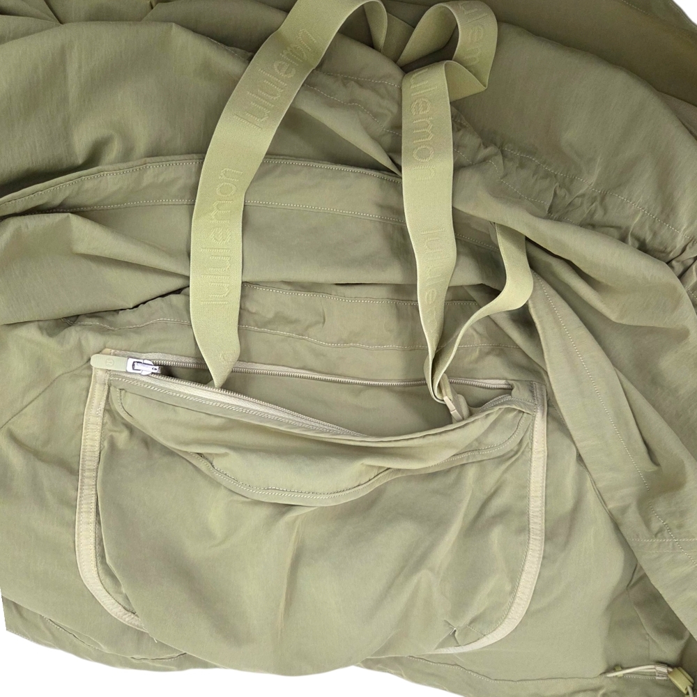 Lululemon Evergreen Anorak Packable Jacket Pullover Womens 8 Green Windbreaker - Picture 4 of 16